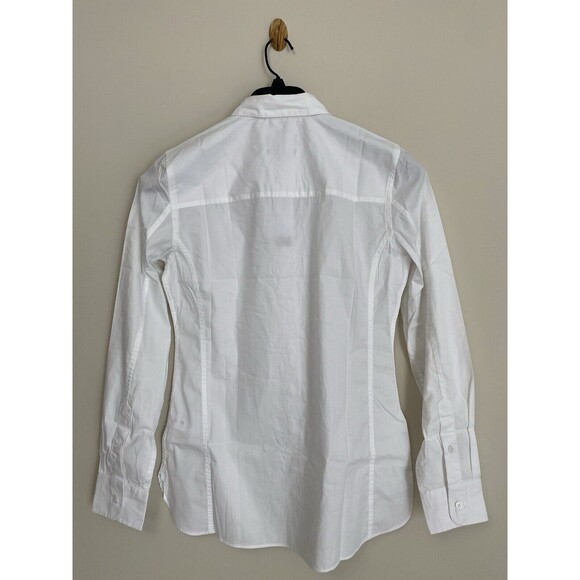 J.Crew Tall  Wren slim Long Sleeve shirt in stretch cotton poplin NWT Size 6T - Picture 6 of 8